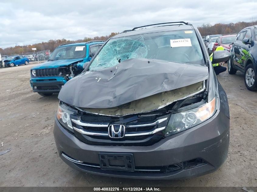 2015 Honda Odyssey Ex-L VIN: 5FNRL5H60FB102624 Lot: 40832276