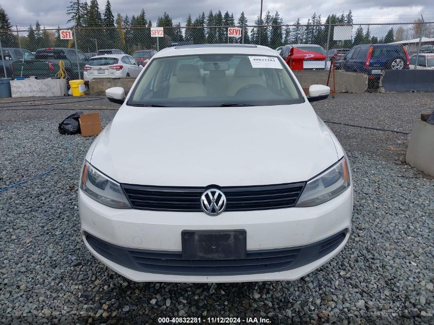 2012 Volkswagen Jetta 2.5L Se VIN: 3VWDP7AJ9CM396800 Lot: 40832281