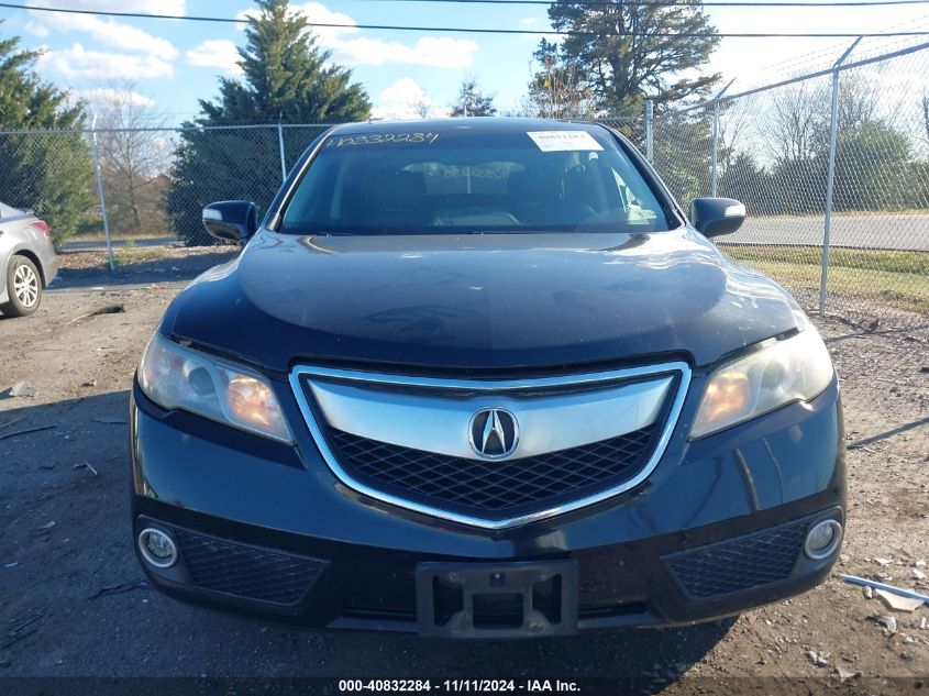 2013 Acura Rdx VIN: 5J8TB4H51DL007642 Lot: 40832284