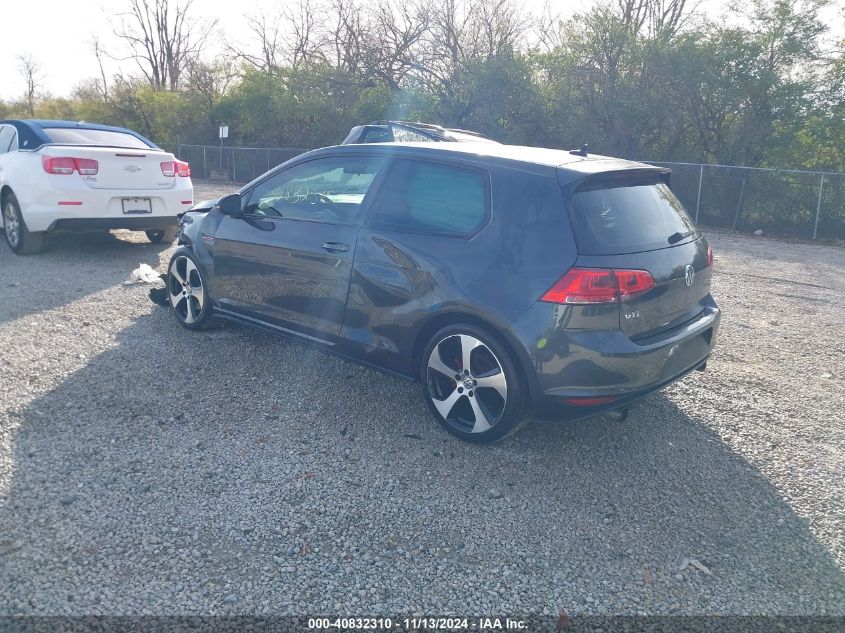 VIN 3VWYT7AU7FM074314 2015 Volkswagen Golf Gti, 2.0... no.3