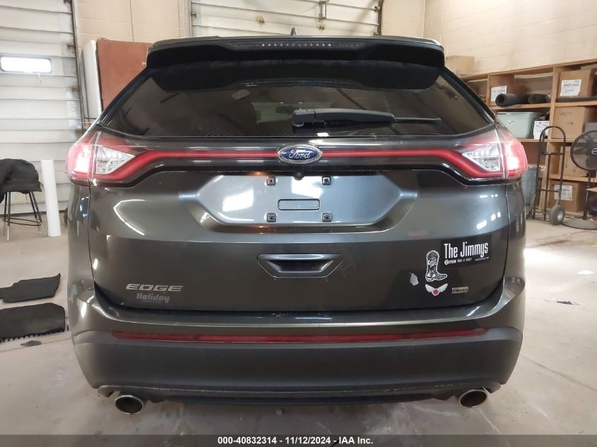 2015 Ford Edge Se VIN: 2FMTK4G84FBC10212 Lot: 40832314