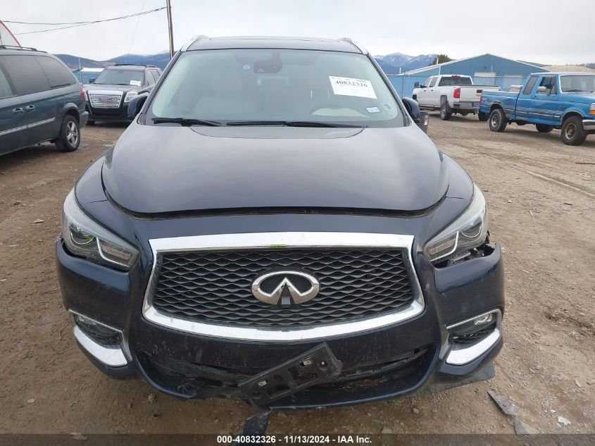 2019 Infiniti Qx60 Luxe VIN: 5N1DL0MN3KC516963 Lot: 40832326