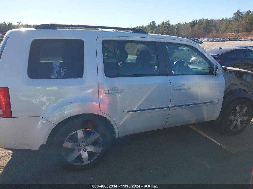 2012 Honda Pilot Touring VIN: 5FNYF4H98CB019669 Lot: 40832334