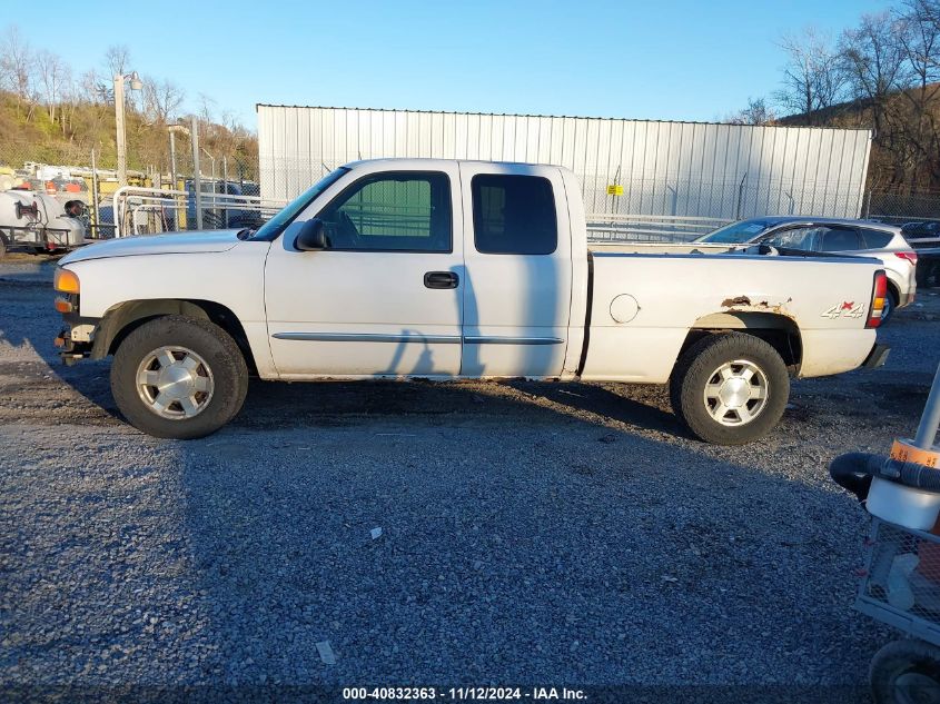 2005 GMC Sierra 1500 Sle VIN: 1GTEK19ZX5Z309534 Lot: 40832363