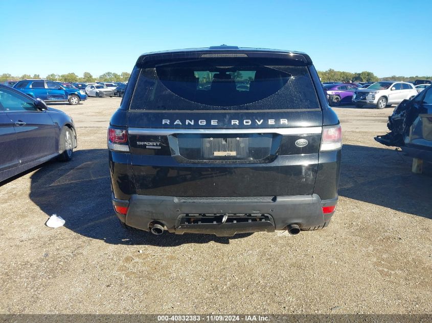 2014 Land Rover Range Rover Sport 3.0L V6 Supercharged Hse VIN: SALWR2WF8EA385082 Lot: 40832383