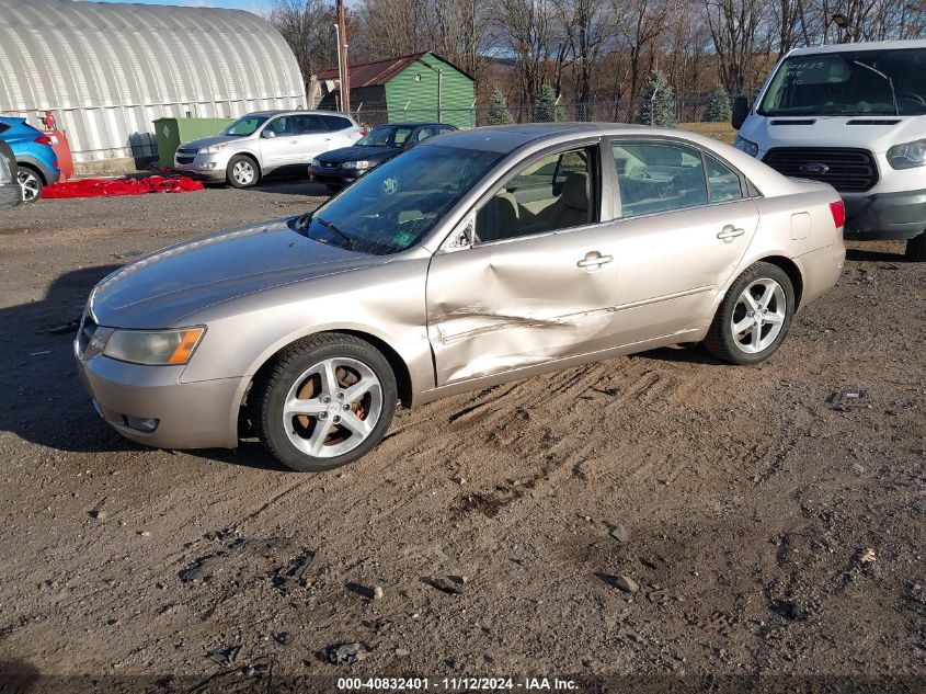 2007 Hyundai Sonata Limited/Se V6 VIN: 5NPEU46F27H170161 Lot: 40832401