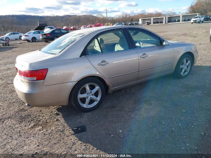 2007 Hyundai Sonata Limited/Se V6 VIN: 5NPEU46F27H170161 Lot: 40832401