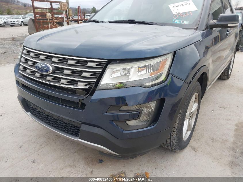 2016 Ford Explorer Xlt VIN: 1FM5K8D87GGC80821 Lot: 40832403