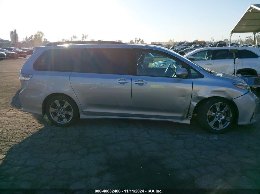 2018 Toyota Sienna Se 8 Passenger VIN: 5TDXZ3DC7JS964815 Lot: 40832406