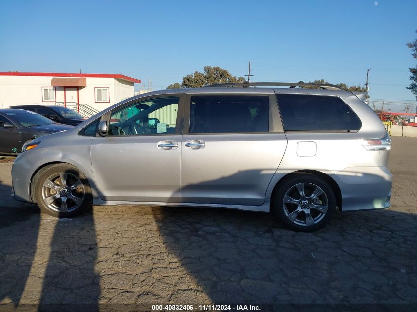 2018 Toyota Sienna Se 8 Passenger VIN: 5TDXZ3DC7JS964815 Lot: 40832406