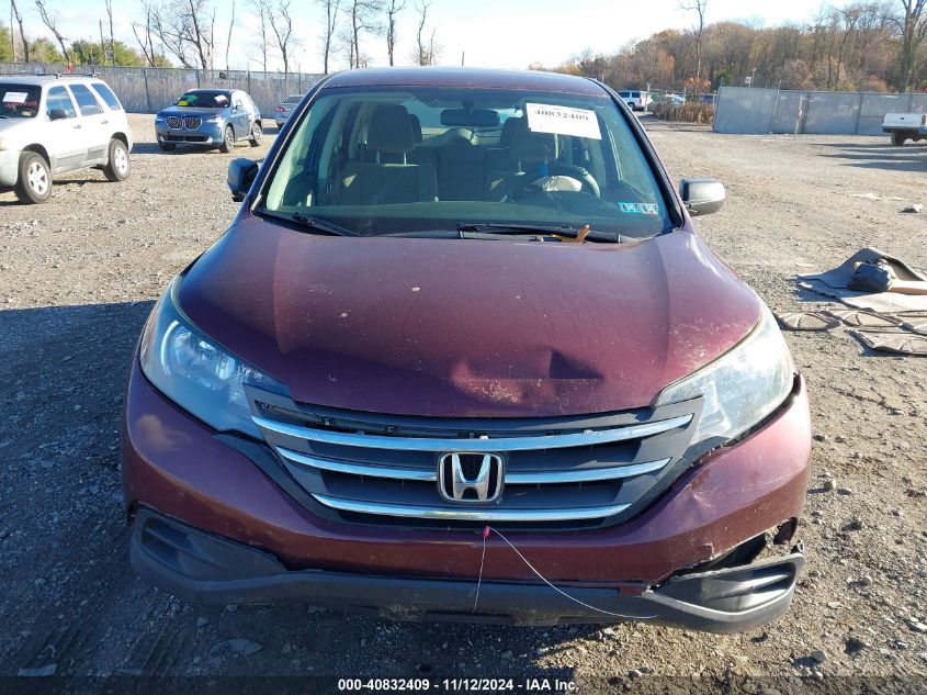 2013 Honda Cr-V Lx VIN: 5J6RM4H30DL041826 Lot: 40832409