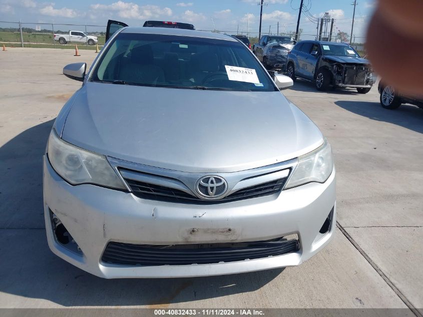 2012 Toyota Camry Le VIN: 4T1BF1FK0CU113686 Lot: 40832433