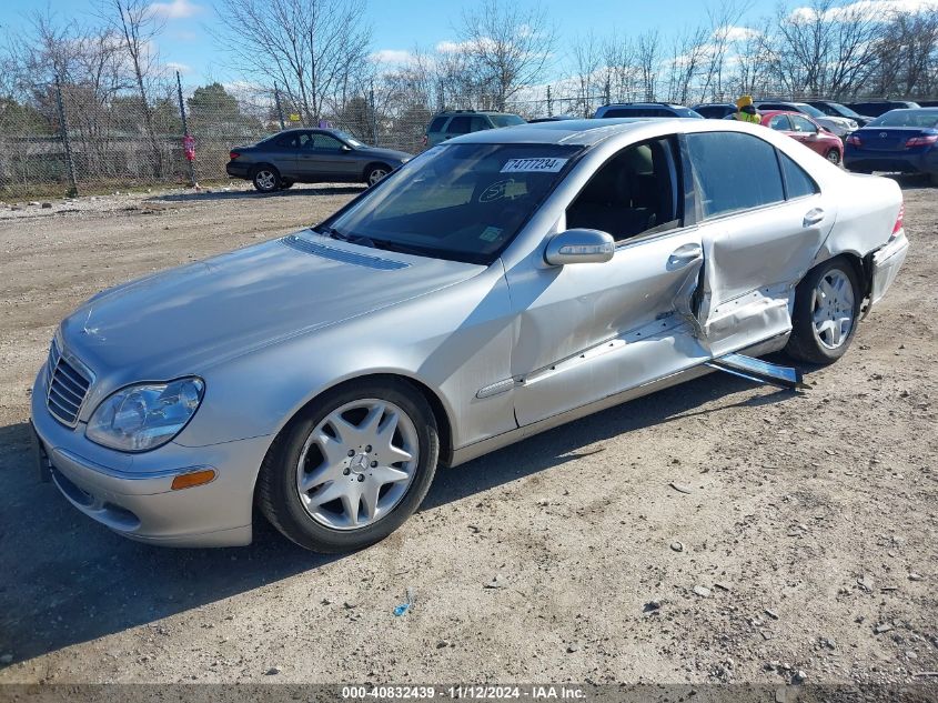 2003 Mercedes-Benz S 430 VIN: WDBNG70J13A381115 Lot: 40832439