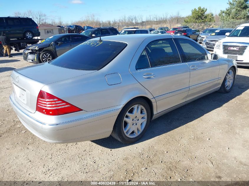 2003 Mercedes-Benz S 430 VIN: WDBNG70J13A381115 Lot: 40832439