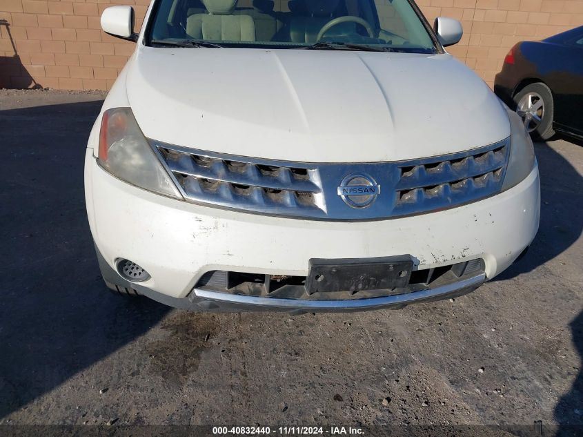 2007 Nissan Murano S VIN: JN8AZ08T17W522205 Lot: 40832440