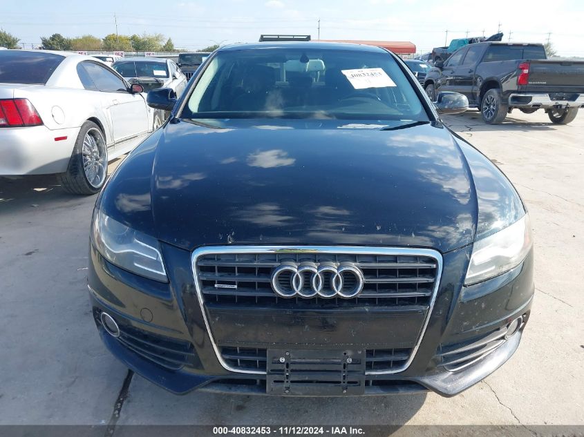 2012 Audi A4 2.0T Premium VIN: WAUFFAFL4CA115342 Lot: 40832453