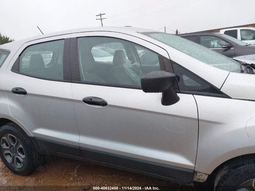 2018 Ford Ecosport S VIN: MAJ3P1RE1JC189499 Lot: 40832458