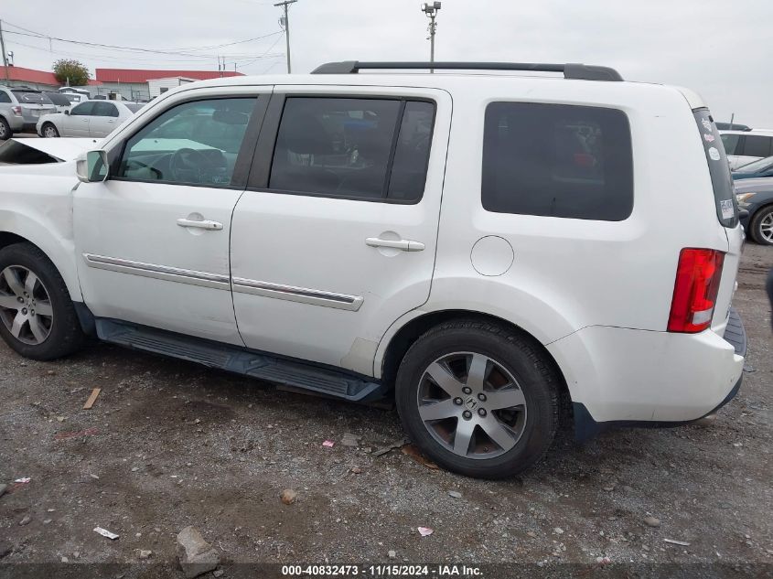 2012 Honda Pilot Touring VIN: 5FNYF3H94CB028301 Lot: 40832473