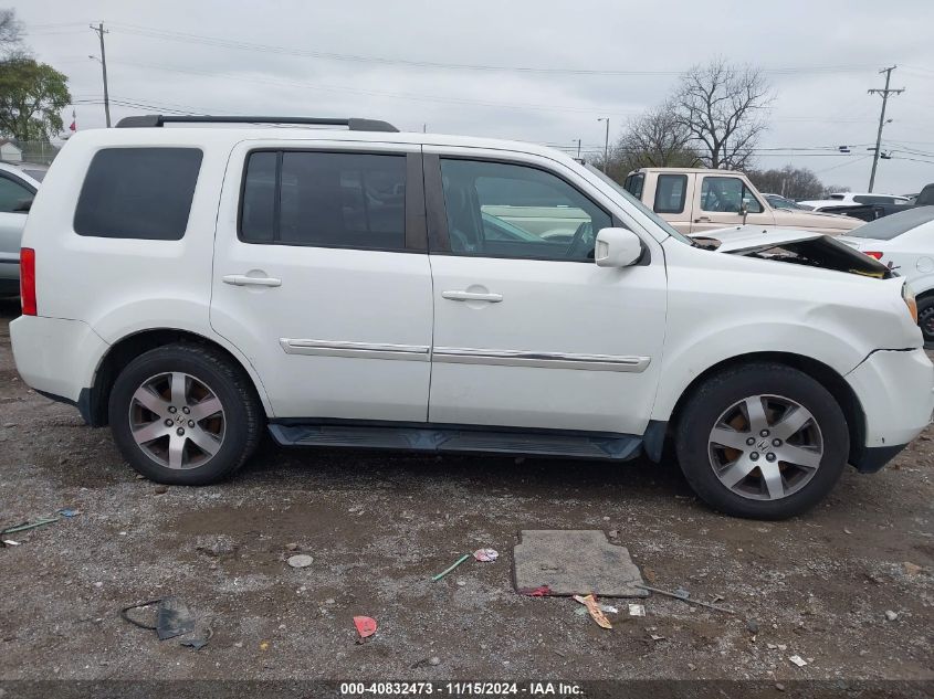 2012 Honda Pilot Touring VIN: 5FNYF3H94CB028301 Lot: 40832473