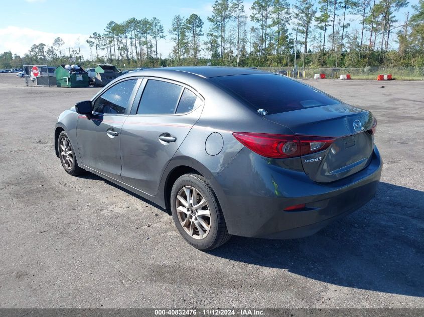 2016 Mazda Mazda3 I Sport VIN: JM1BM1U71G1303030 Lot: 40832476