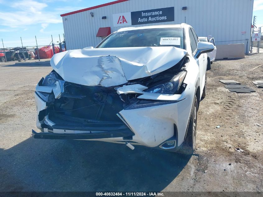 2016 Lexus Nx VIN: JTJYARBZ0G2025251 Lot: 40832484