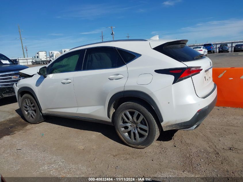 2016 Lexus Nx VIN: JTJYARBZ0G2025251 Lot: 40832484