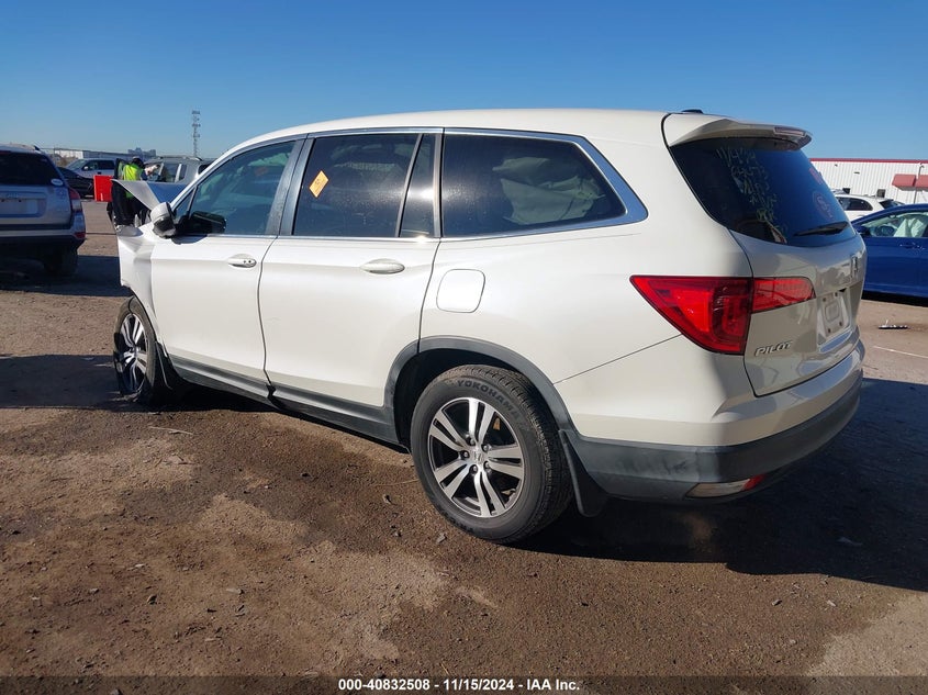 Vin: 5fnyf5h44gb012850, lot: 41322110, honda pilot ex 20163