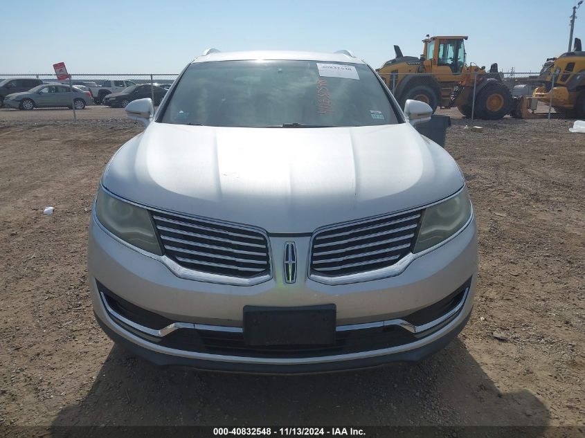 2016 Lincoln Mkx Select VIN: 2LMTJ6KR5GBL59782 Lot: 40832548