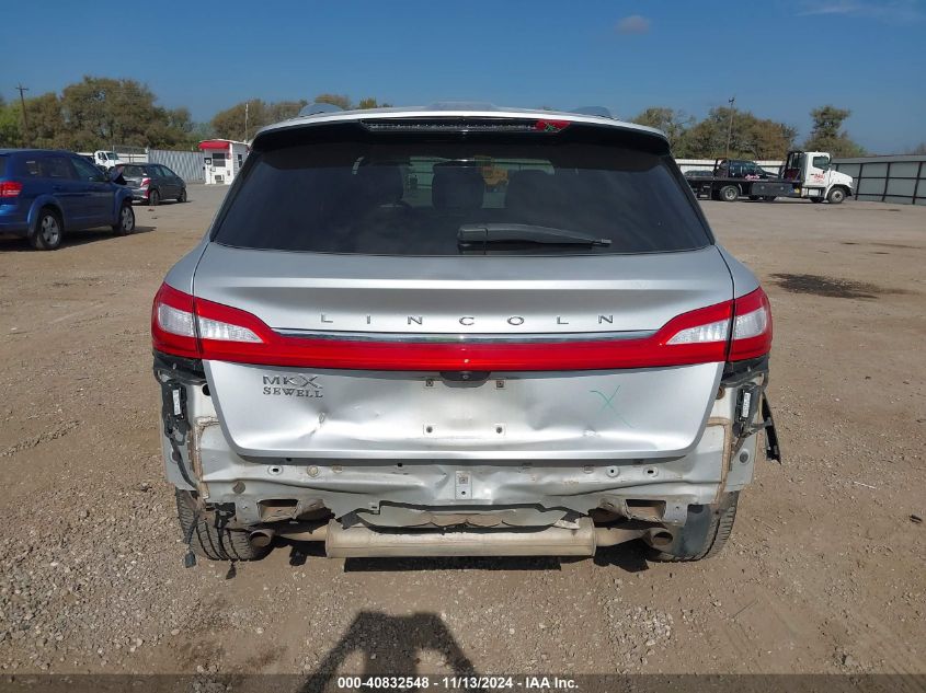 2016 Lincoln Mkx Select VIN: 2LMTJ6KR5GBL59782 Lot: 40832548