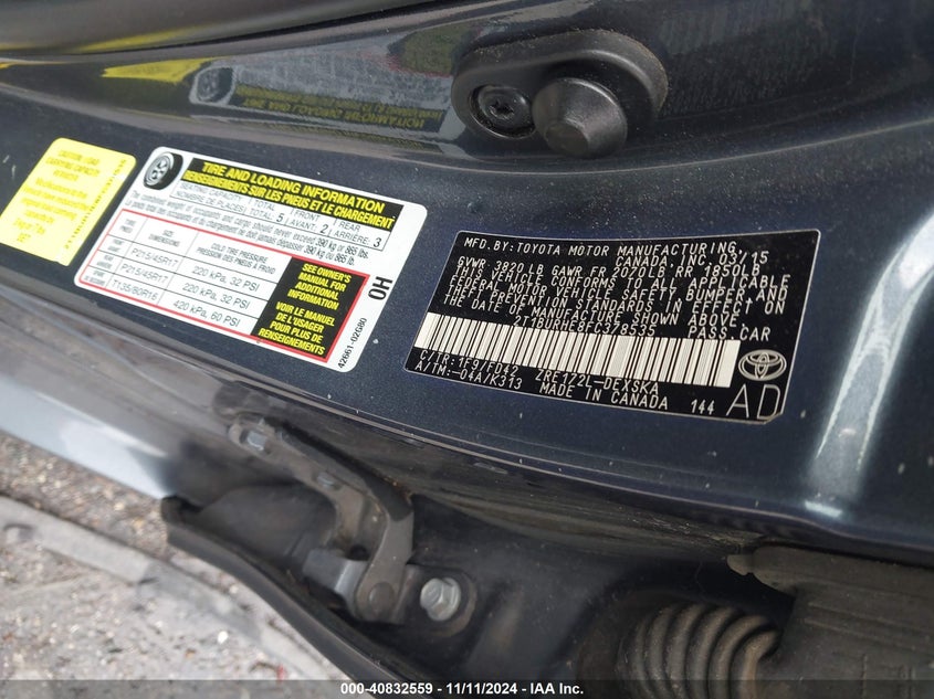 2015 TOYOTA COROLLA S PLUS - 2T1BURHE8FC378535