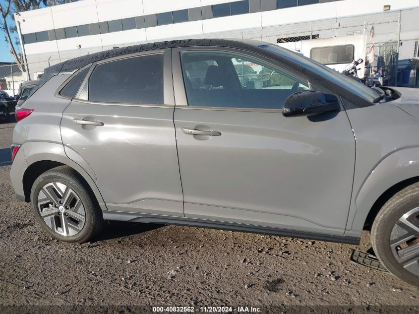 2022 Hyundai Kona Electric Sel VIN: KM8K23AG8NU141104 Lot: 40832562