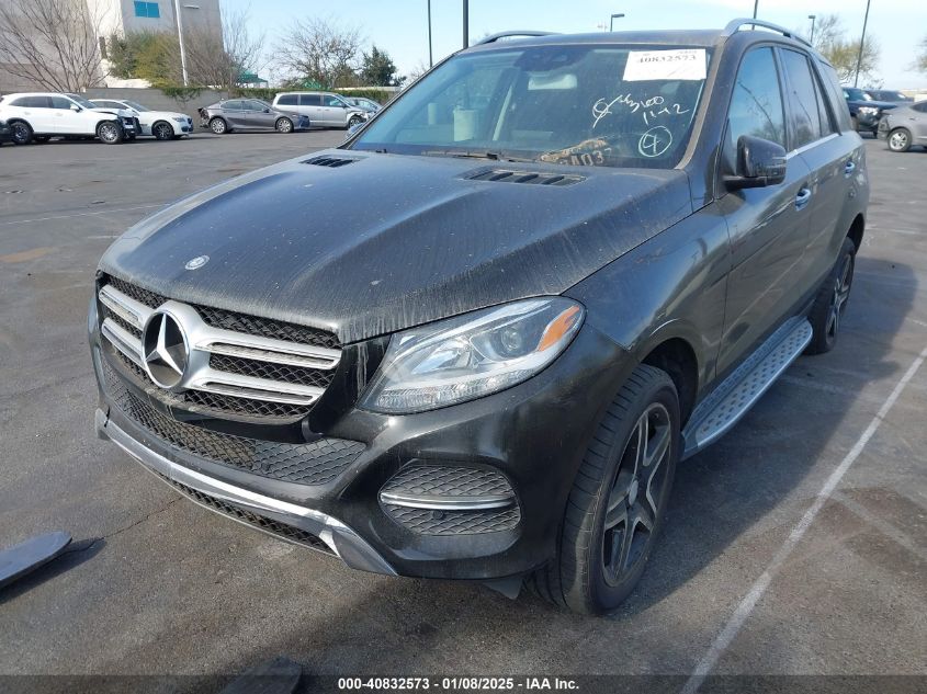 VIN 4JGDA5JB3GA710196 2016 Mercedes-Benz GLE 350 no.2