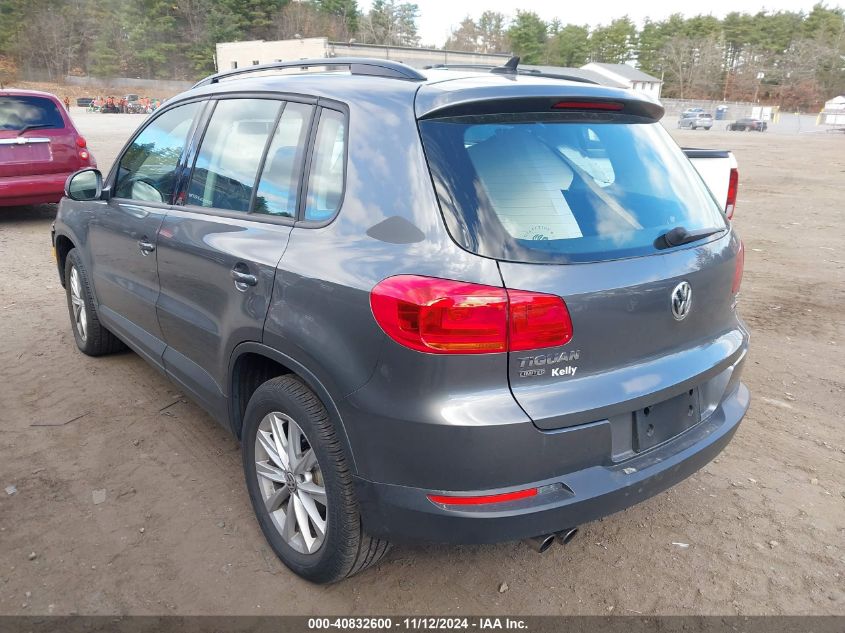 2018 Volkswagen Tiguan Limited 2.0T VIN: WVGBV7AX7JK002392 Lot: 40832600