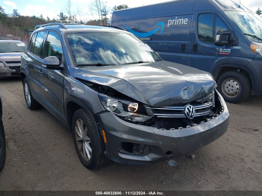 2018 Volkswagen Tiguan Limited 2.0T VIN: WVGBV7AX7JK002392 Lot: 40832600