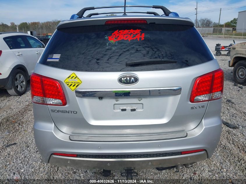 2012 Kia Sorento Sx V6 VIN: 5XYKW4A21CG296157 Lot: 40832626