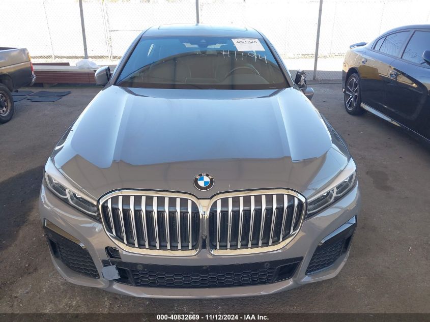 2022 BMW 740 I VIN: WBA7T2C0XNCJ65683 Lot: 40832669