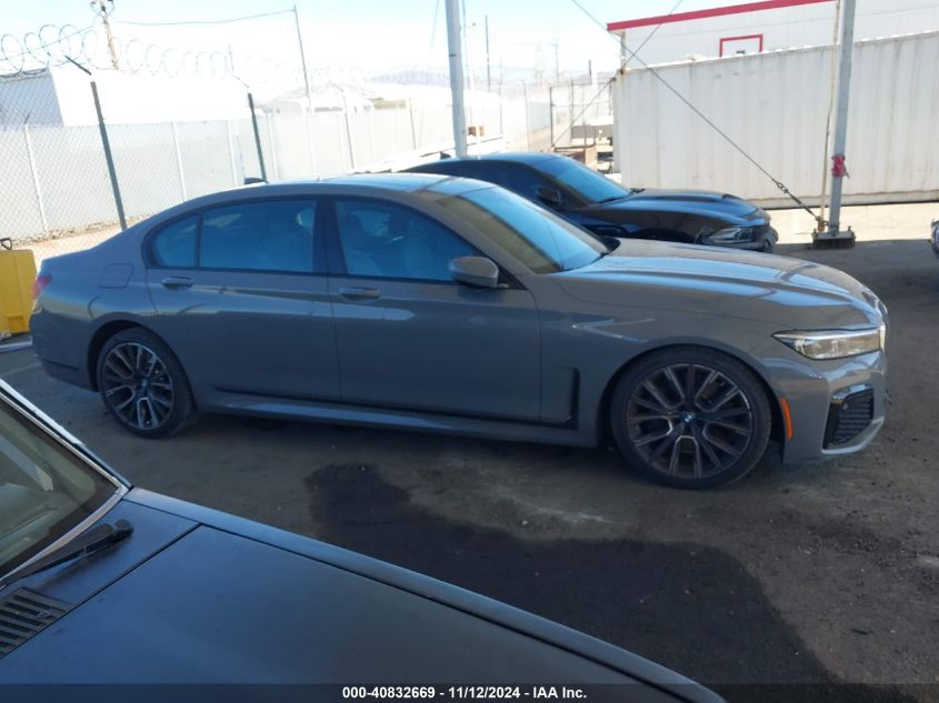 2022 BMW 740 I VIN: WBA7T2C0XNCJ65683 Lot: 40832669