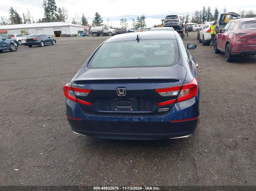 2020 Honda Accord Hybrid Touring VIN: 1HGCV3F94LA017101 Lot: 40832676