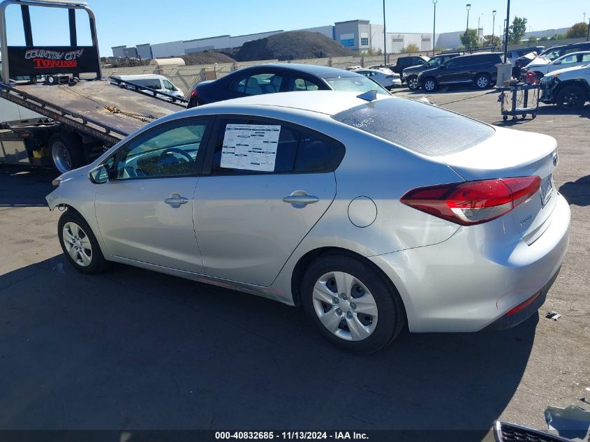 2018 Kia Forte Lx VIN: 3KPFK4A7XJE203171 Lot: 40832685