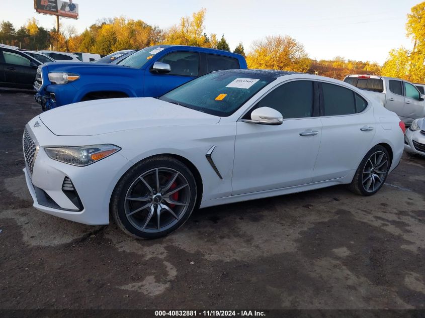 2019 Genesis G70 3.3T Advanced VIN: KMTG74LEXKU034534 Lot: 40832881