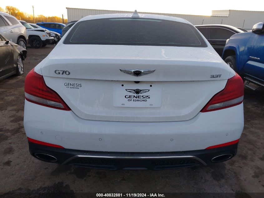 2019 Genesis G70 3.3T Advanced VIN: KMTG74LEXKU034534 Lot: 40832881