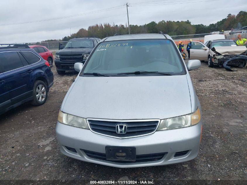 2002 Honda Odyssey Ex VIN: 5FNRL186X2B014540 Lot: 40832894