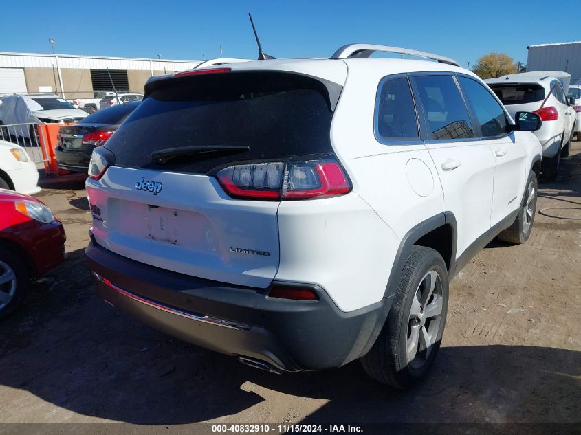 2020 Jeep Cherokee Limited 4X4 VIN: 1C4PJMDX8LD617282 Lot: 40832910