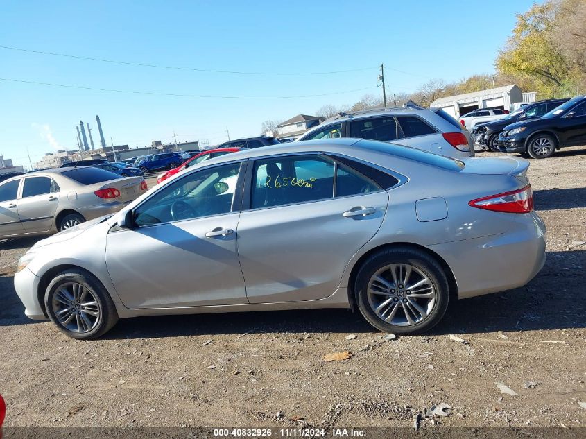 2015 Toyota Camry Le/Xle/Se/Xse VIN: 4T1BF1FKXFU922357 Lot: 40832926