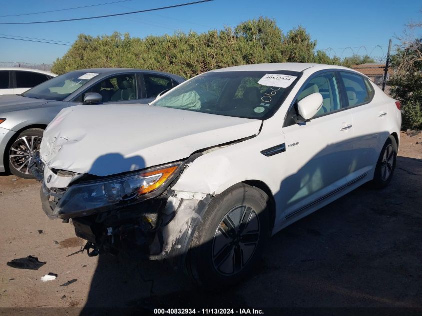 2013 Kia Optima Hybrid Lx VIN: KNAGM4AD1D5060189 Lot: 40832934