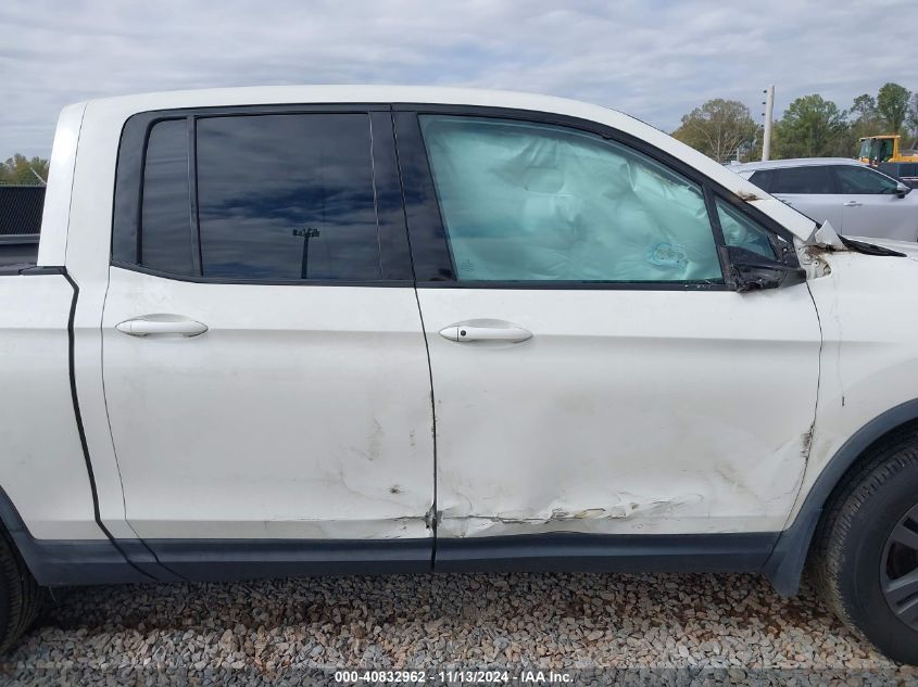 2018 Honda Ridgeline Sport VIN: 5FPYK3F1XJB001956 Lot: 40832962