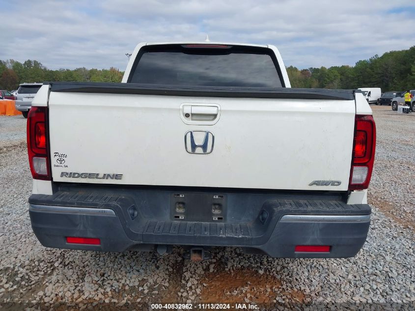 2018 Honda Ridgeline Sport VIN: 5FPYK3F1XJB001956 Lot: 40832962