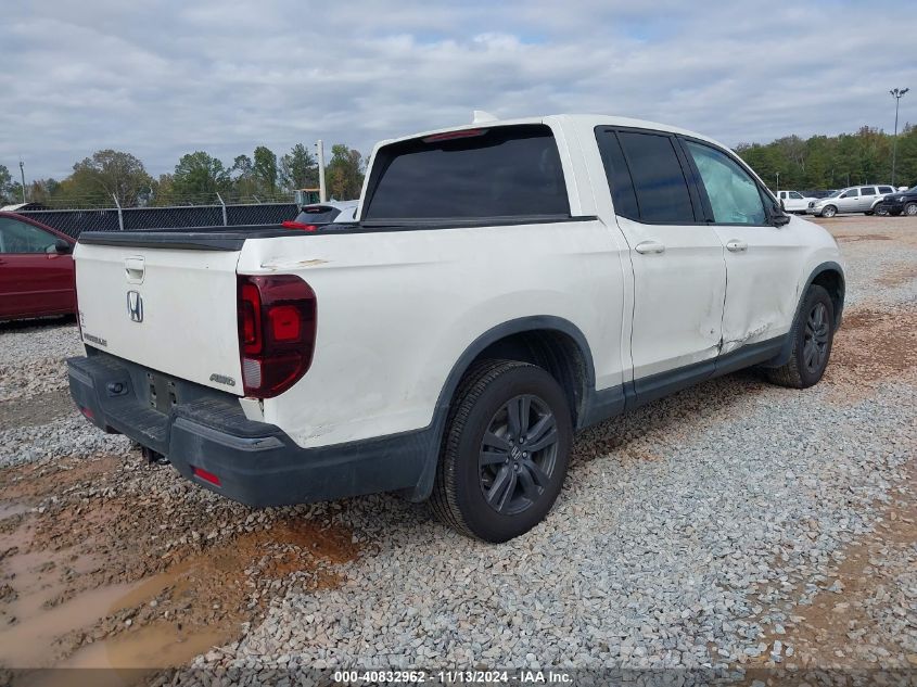 2018 Honda Ridgeline Sport VIN: 5FPYK3F1XJB001956 Lot: 40832962