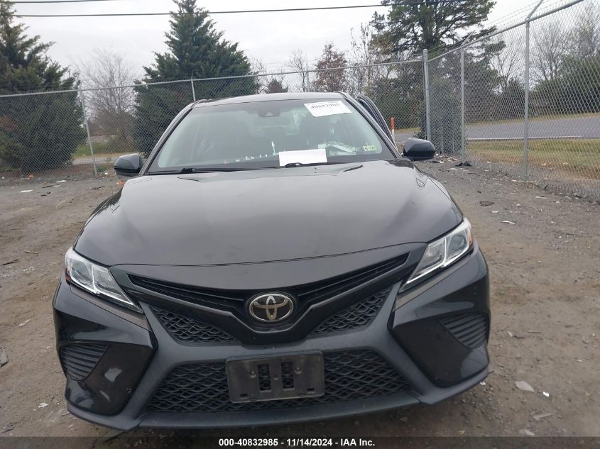 2019 Toyota Camry Se VIN: 4T1B11HK4KU842252 Lot: 40832985