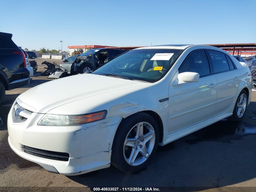 2006 Acura Tl VIN: 19UUA66256A020016 Lot: 40833027